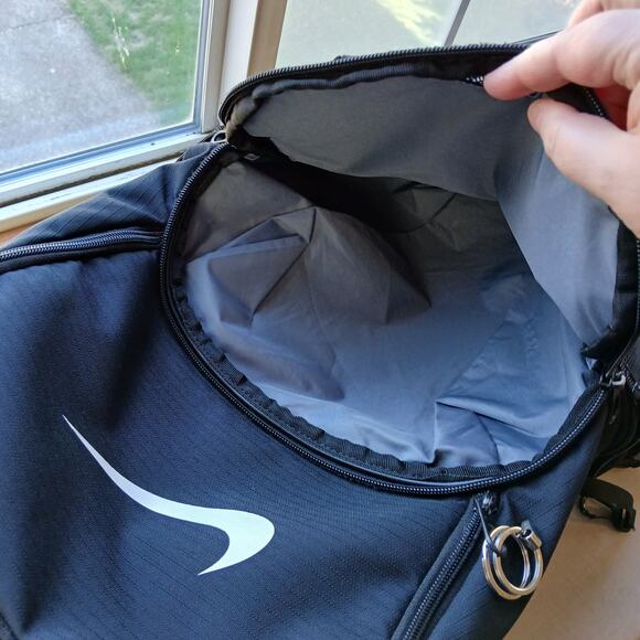 Nike Brasilia 9.5 Training Backpack 30L XL black preloved repaired unisex padded - Picture 10 of 16